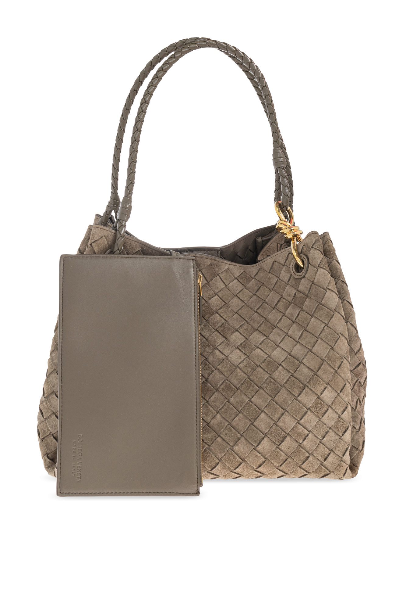 Grey Shoulder bag `Parachute Large` Bottega Veneta - Vitkac GB